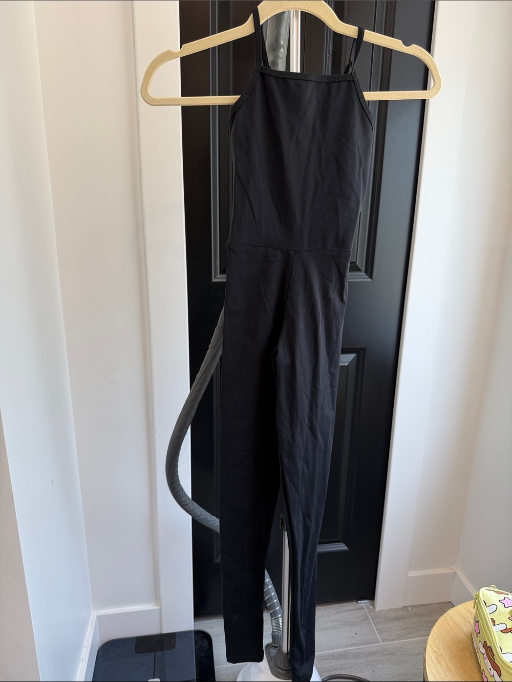 girlfriend collective Black High-Neck Jumpsuit
